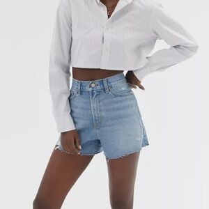BDG Light Blue Jean Shorts